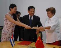 China Over a Million Dollar in Aid to Cuba